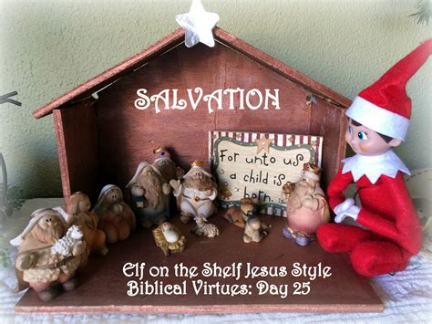 elf on the shelf jesus style|elves on the shelf.